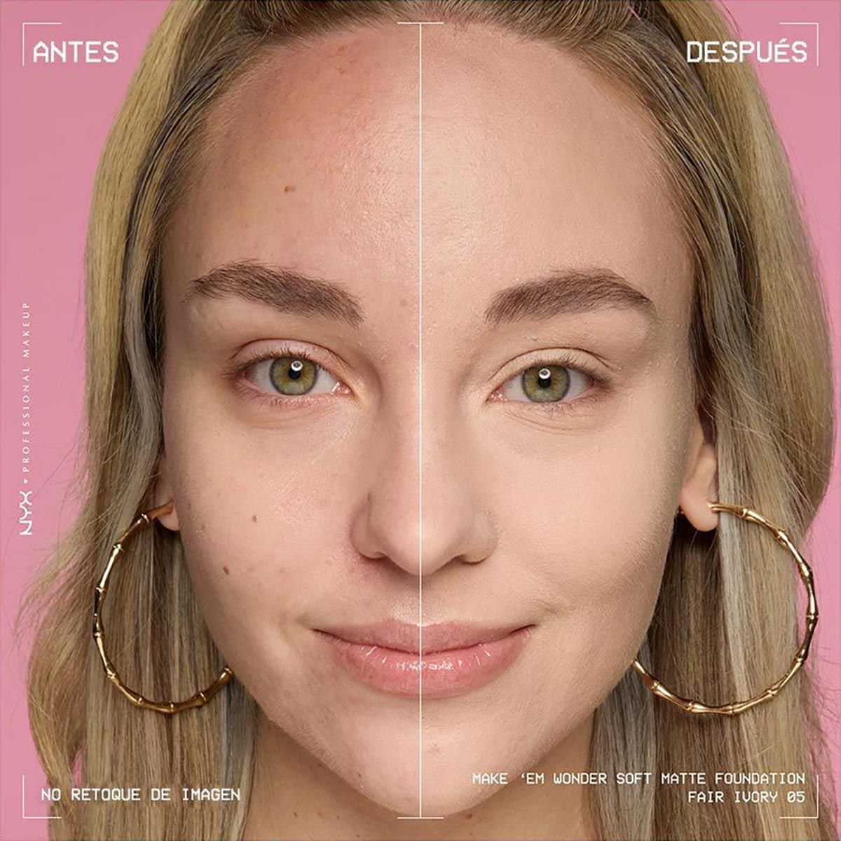 BASE DE MAQUILLAJE MAKE ' EM WONDER FOUNDATION - NYX