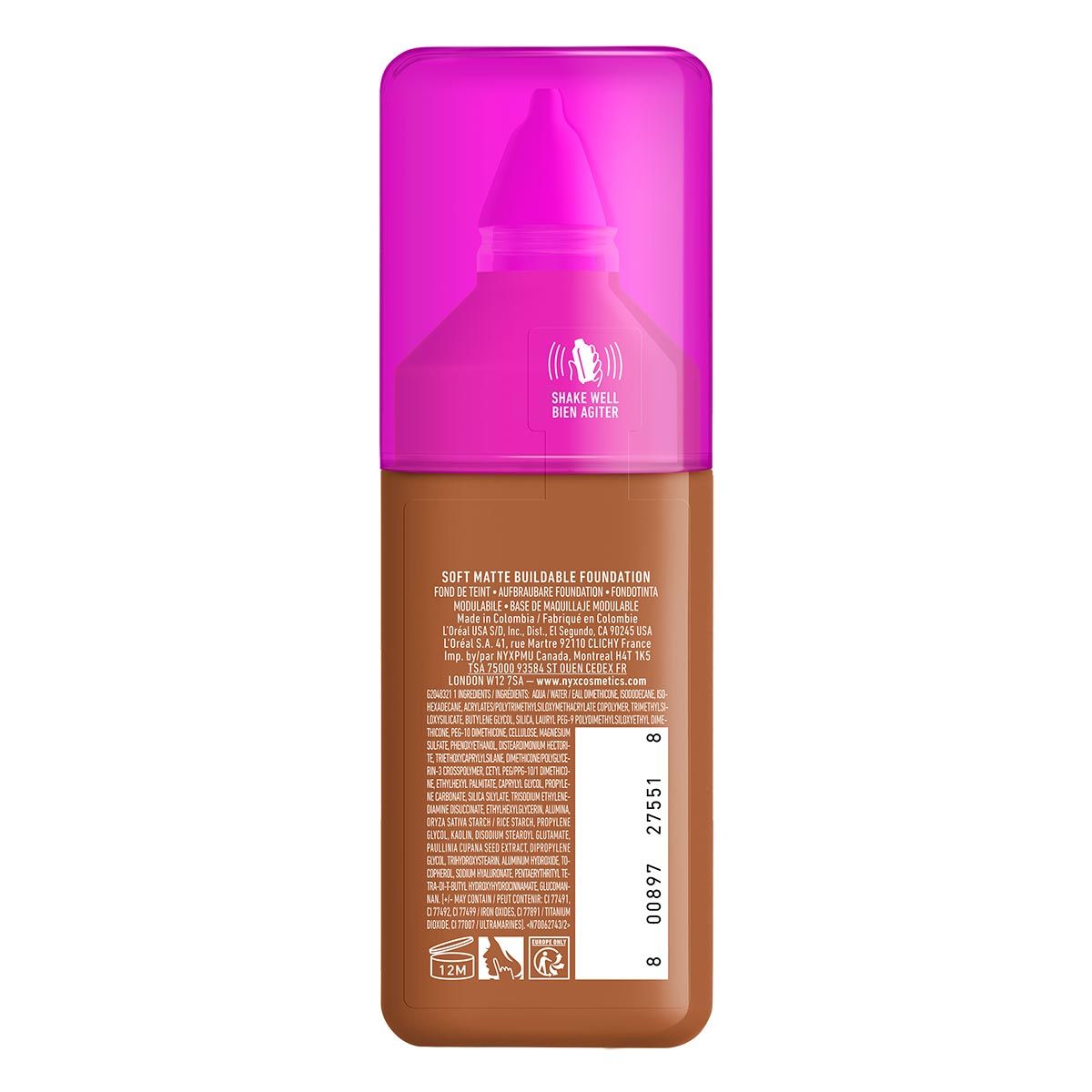 BASE DE MAQUILLAJE MAKE ' EM WONDER FOUNDATION - NYX