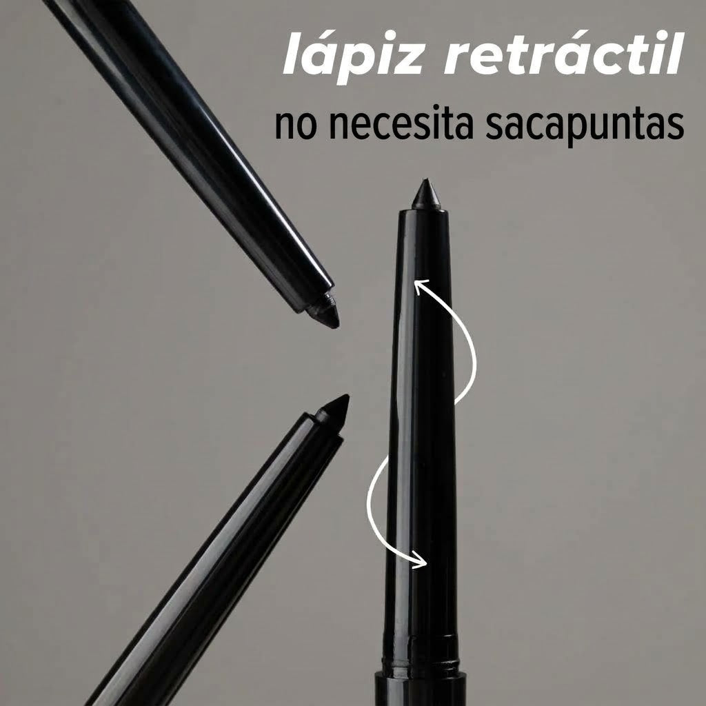 LÁPIZ DELINEADOR DE OJOS RETRACTIL COLOR CAFÉ - LA COLORS