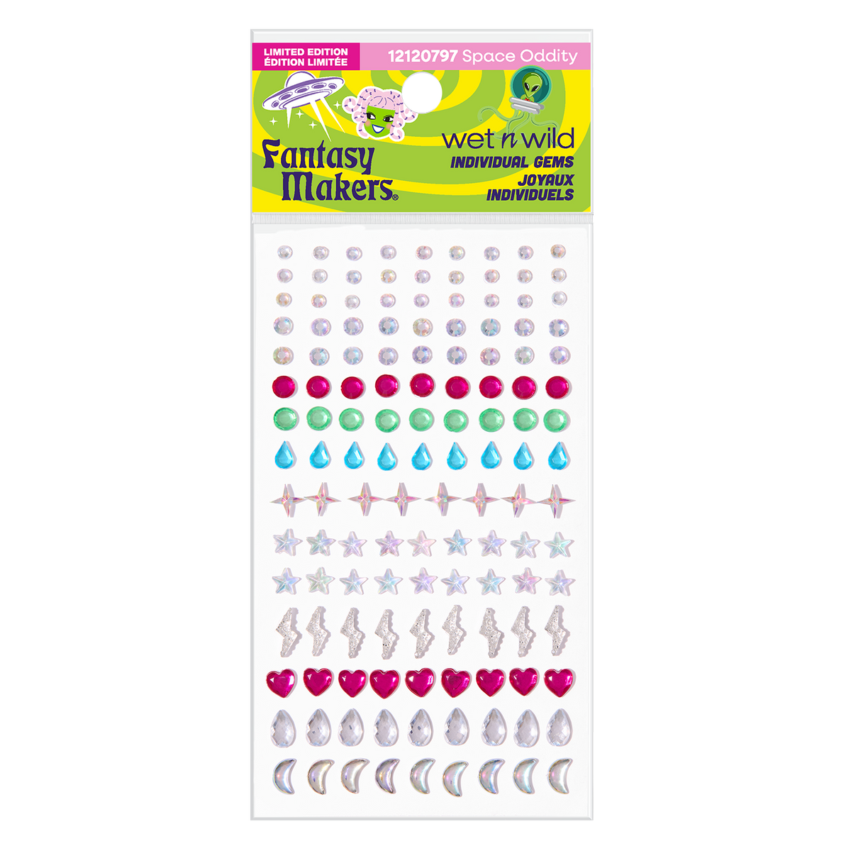 PLANTILLA DE GEMAS INDIVIDUALES SPACE ODDITY FANTASY MAKERS - WET N WILD