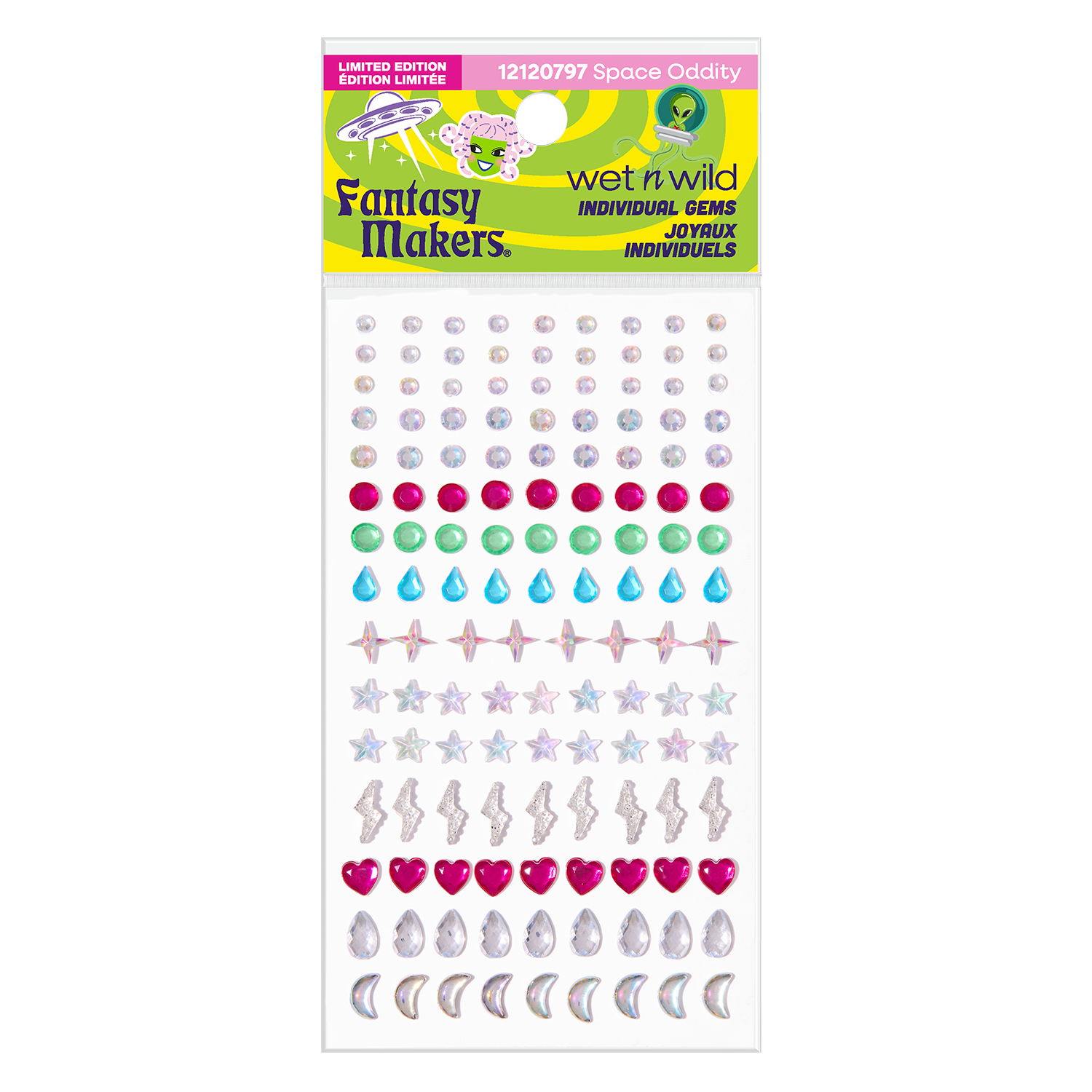PLANTILLA DE GEMAS INDIVIDUALES SPACE ODDITY FANTASY MAKERS - WET N WILD