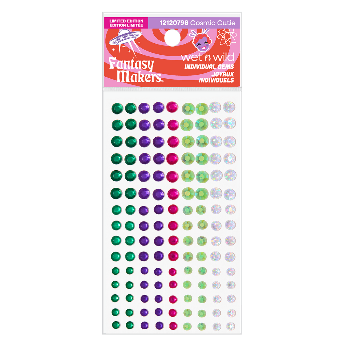 PLANTILLA DE GEMAS INDIVIDUALES COSMIC CUTIE FANTASY MAKERS - WET N WILD