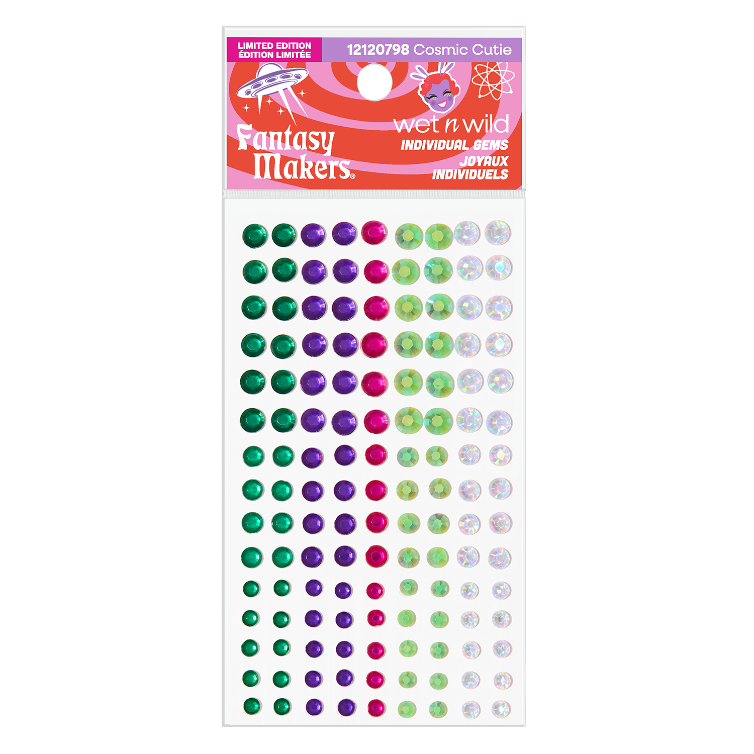 PLANTILLA DE GEMAS INDIVIDUALES COSMIC CUTIE FANTASY MAKERS - WET N WILD