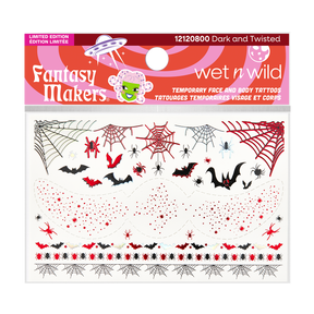 TATUAJES TEMPORALES CARA Y CUERPO DARK AND TWISTED FANTASY MAKERS - WET N WILD