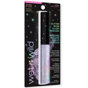 MÁSCARA DE PESTAÑAS Y CEJAS CON GLITTER FANTASY MAKERS - WET N WILD