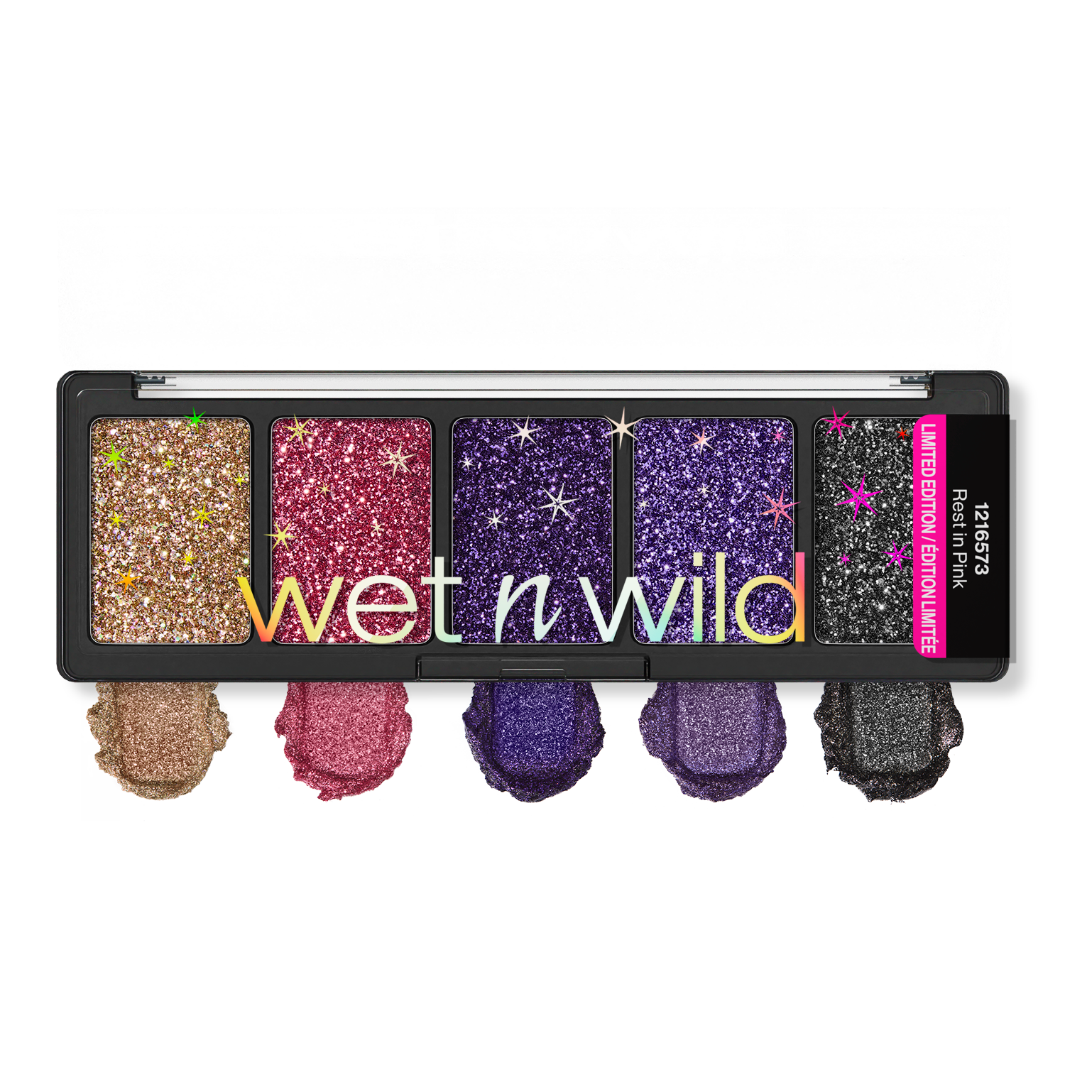 PALETA DE SOMBRAS CON GLITTER REST IN PINK FANTASY MAKERS - WET N WILD