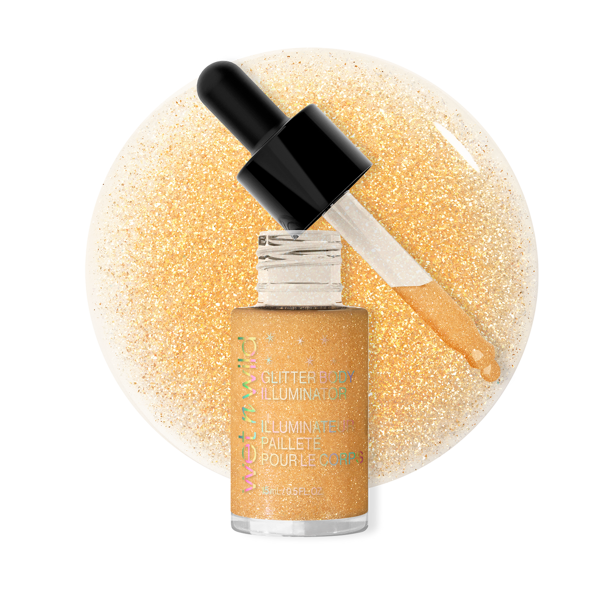 ILUMINADOR CON GLITTER PARA CUERPO FOUNTAIN OF GOLD FANTASY MAKERS - WET N WILD