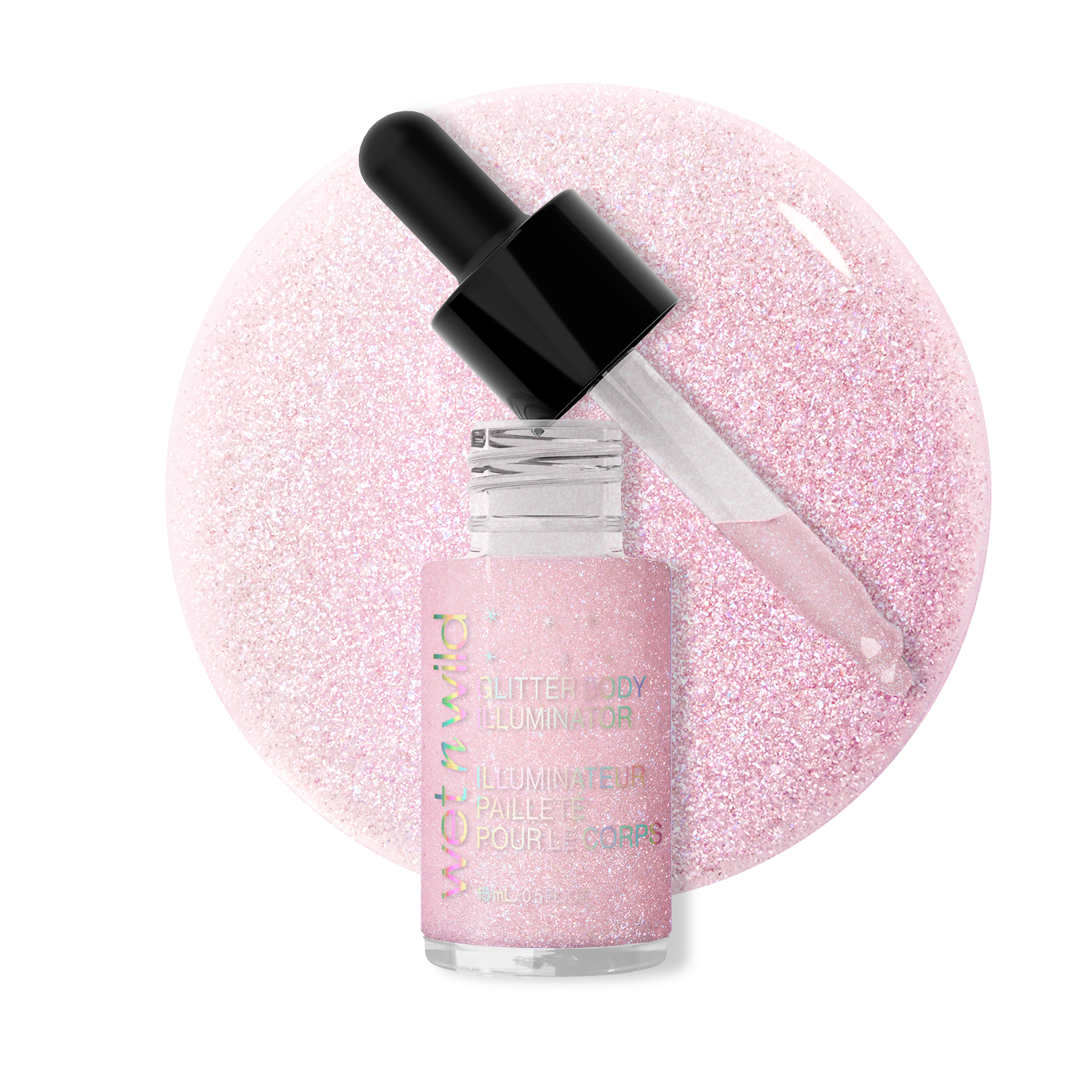 ILUMINADOR CON GLITTER PARA CUERPO PINK SORCERY FANTASY MAKERS - WET N WILD