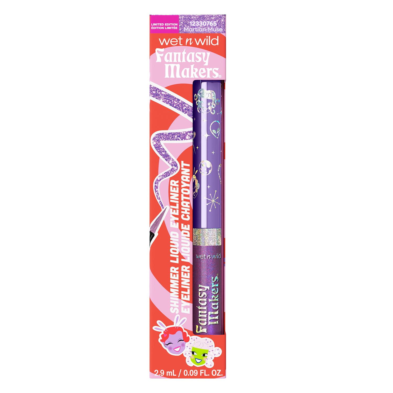 DELINEADOR LÍQUIDO PARA OJOS CON GLITTER MARTIAN MUSE FANTASY MAKERS - WET N WILD