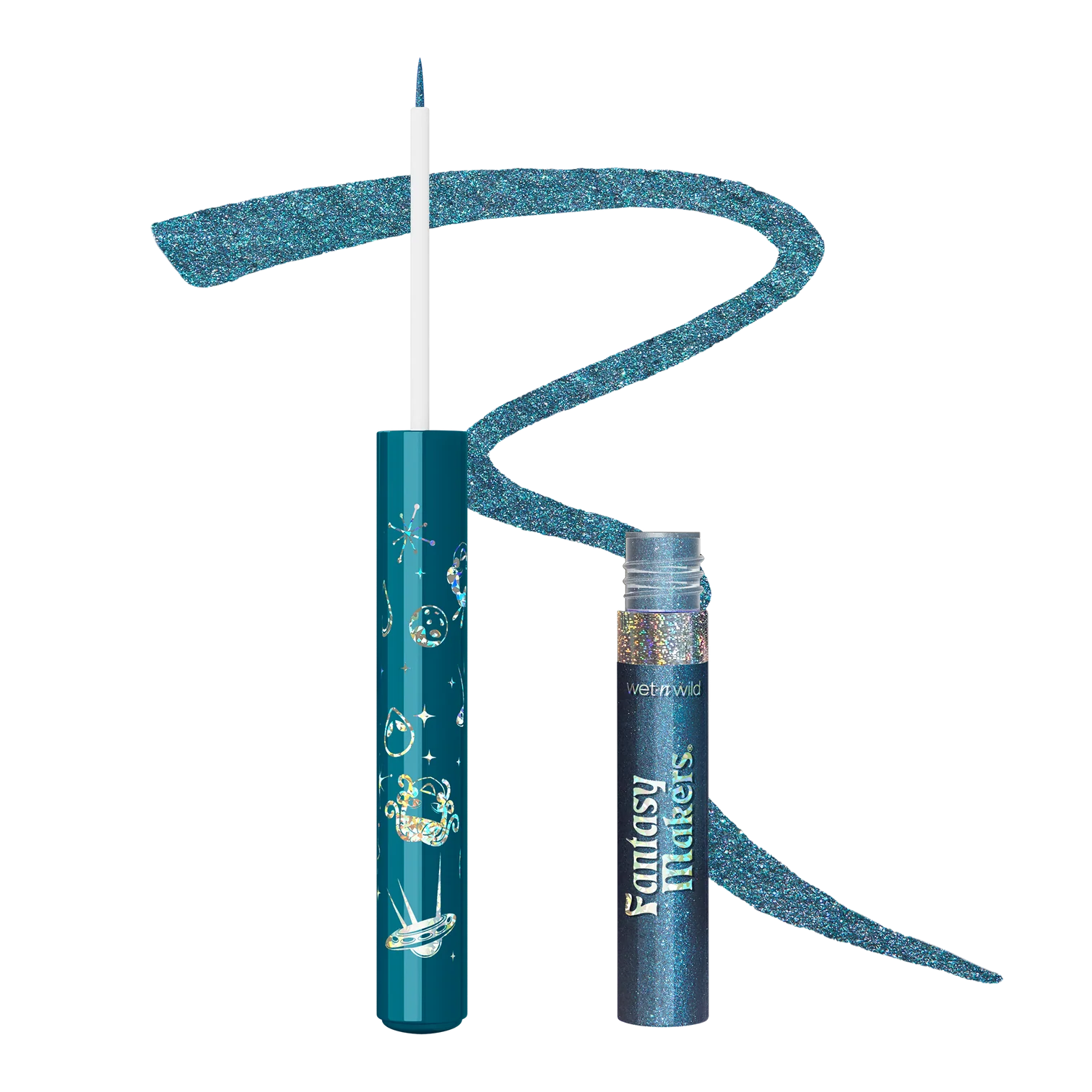 DELINEADOR LÍQUIDO PARA OJOS CON GLITTER GALAXY GRIT FANTASY MAKERS - WET N WILD