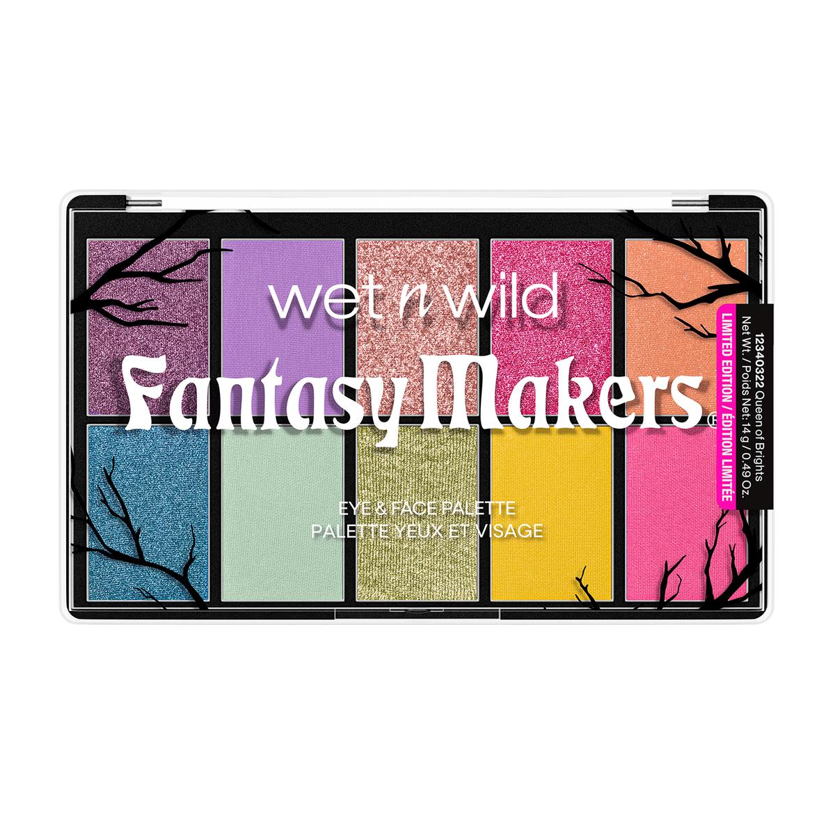 PALETA DE MAQUILLAJE QUEEN OF BRIGHTS FANTASY MAKERS - WET N WILD