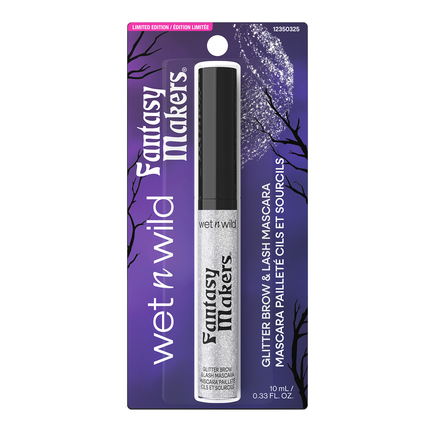 MÁSCARA CON GLITTER PARA CEJAS Y PESTAÑAS FANTASY MAKERS - WET N WILD