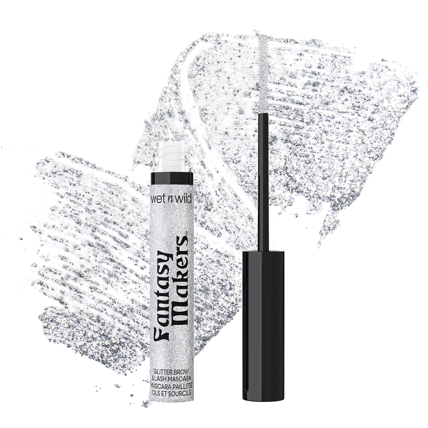 MÁSCARA CON GLITTER PARA CEJAS Y PESTAÑAS FANTASY MAKERS - WET N WILD
