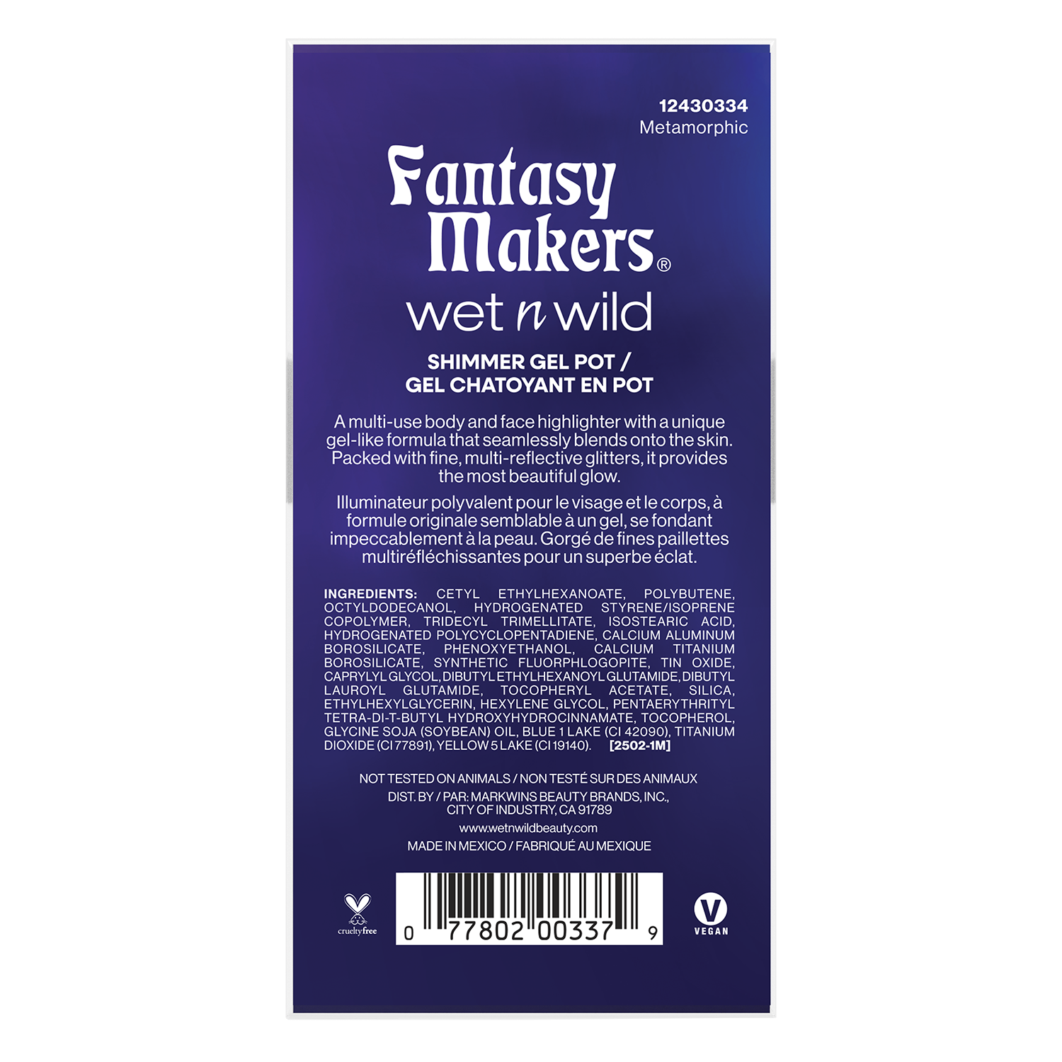 DEWY SHIMMER GEL POT METAMORPHIC FANTASY MAKERS - WET N WILD