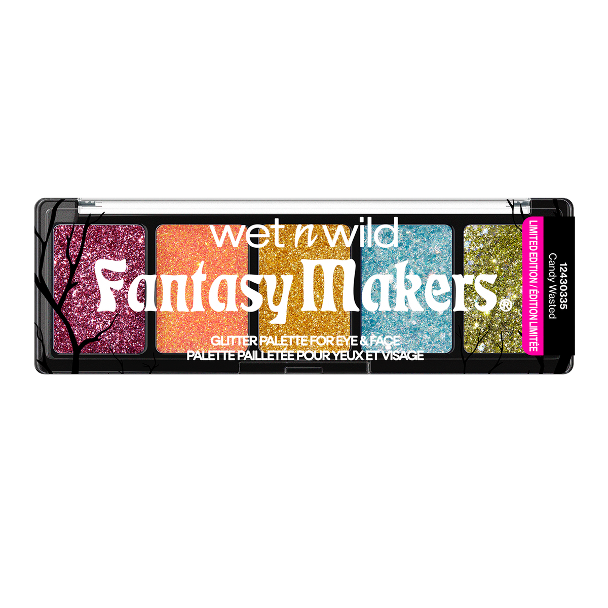 PALETA DE SOMBRAS CON GLITTER CANDY WASTED FANTASY MAKERS - WET N WILD
