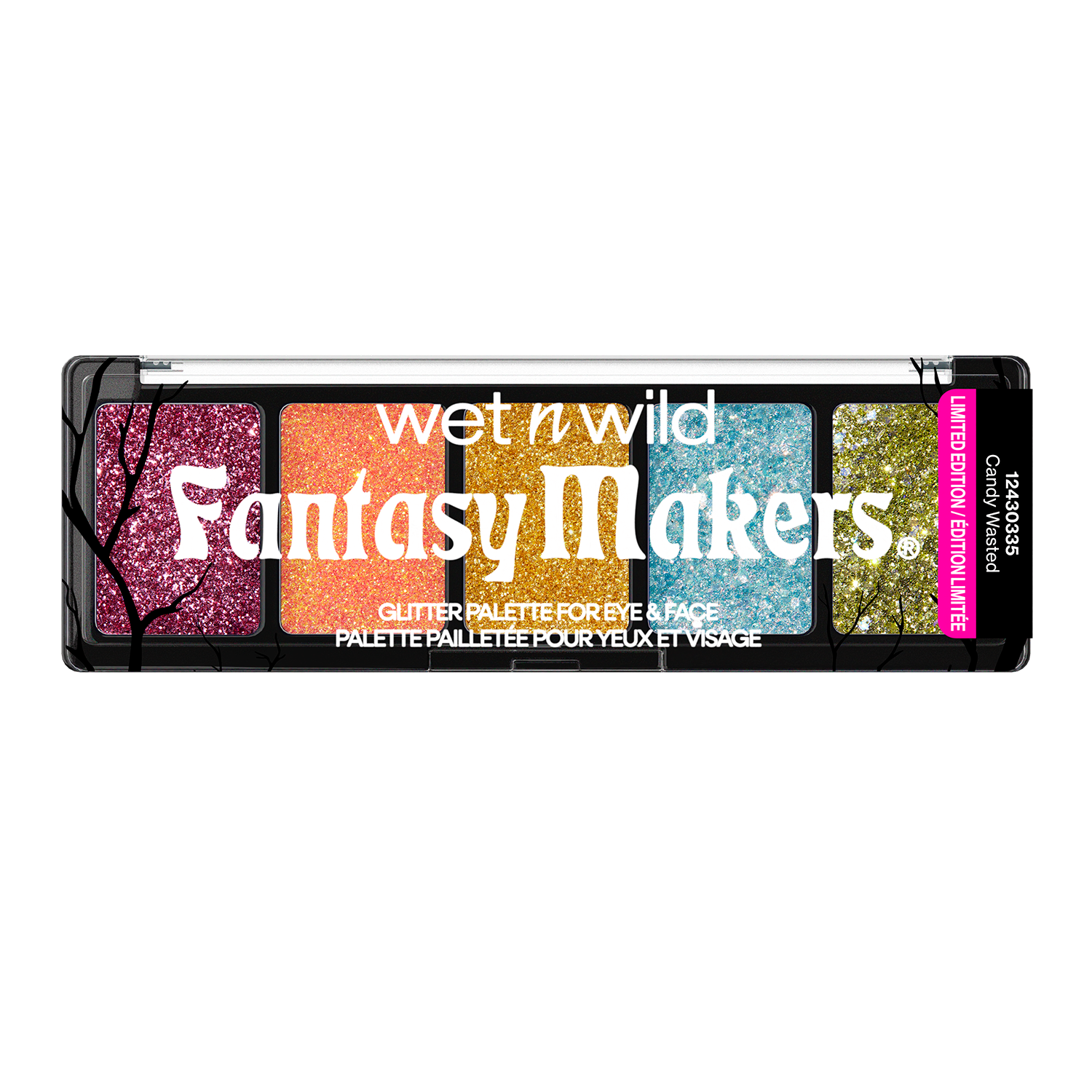 PALETA DE SOMBRAS CON GLITTER CANDY WASTED FANTASY MAKERS - WET N WILD