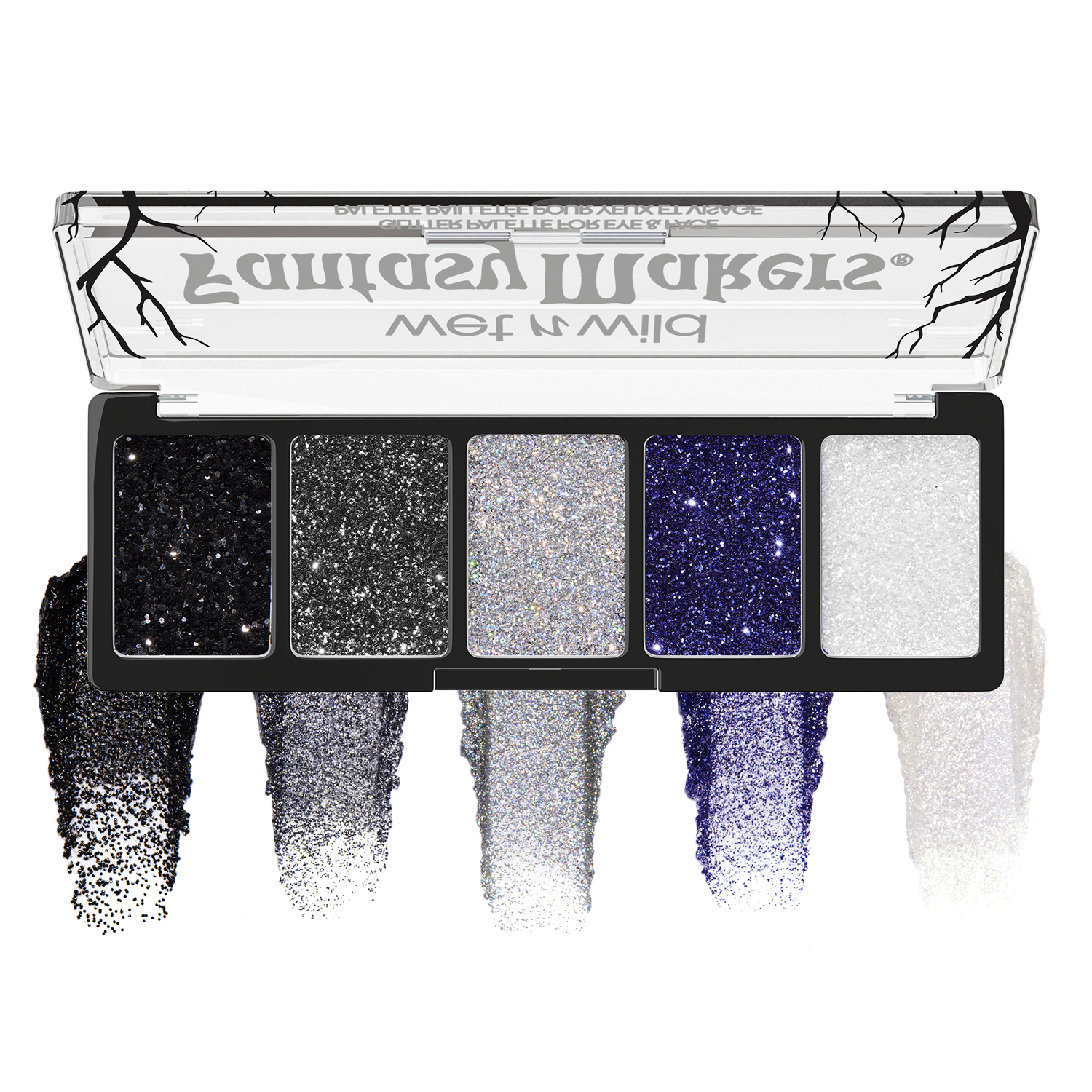 PALETA DE SOMBRAS CON GLITTER HAUNT THE NIGHT FANTASY MAKERS - OUTLET WET N WILD