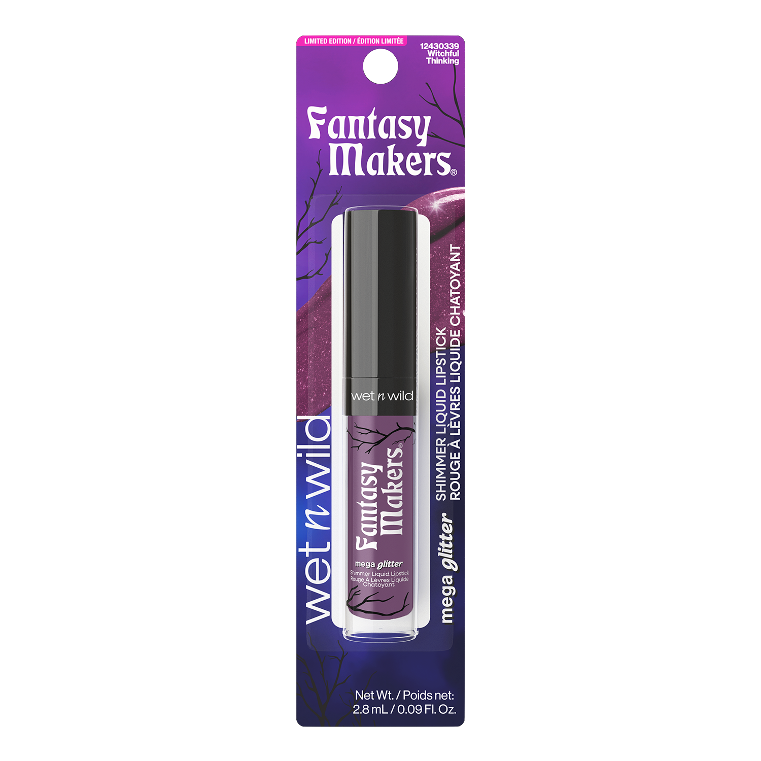 LABIAL LÍQUIDO MEGA GLITTER WITCHFUL THINKING FANTASY MAKERS - WET N WILD