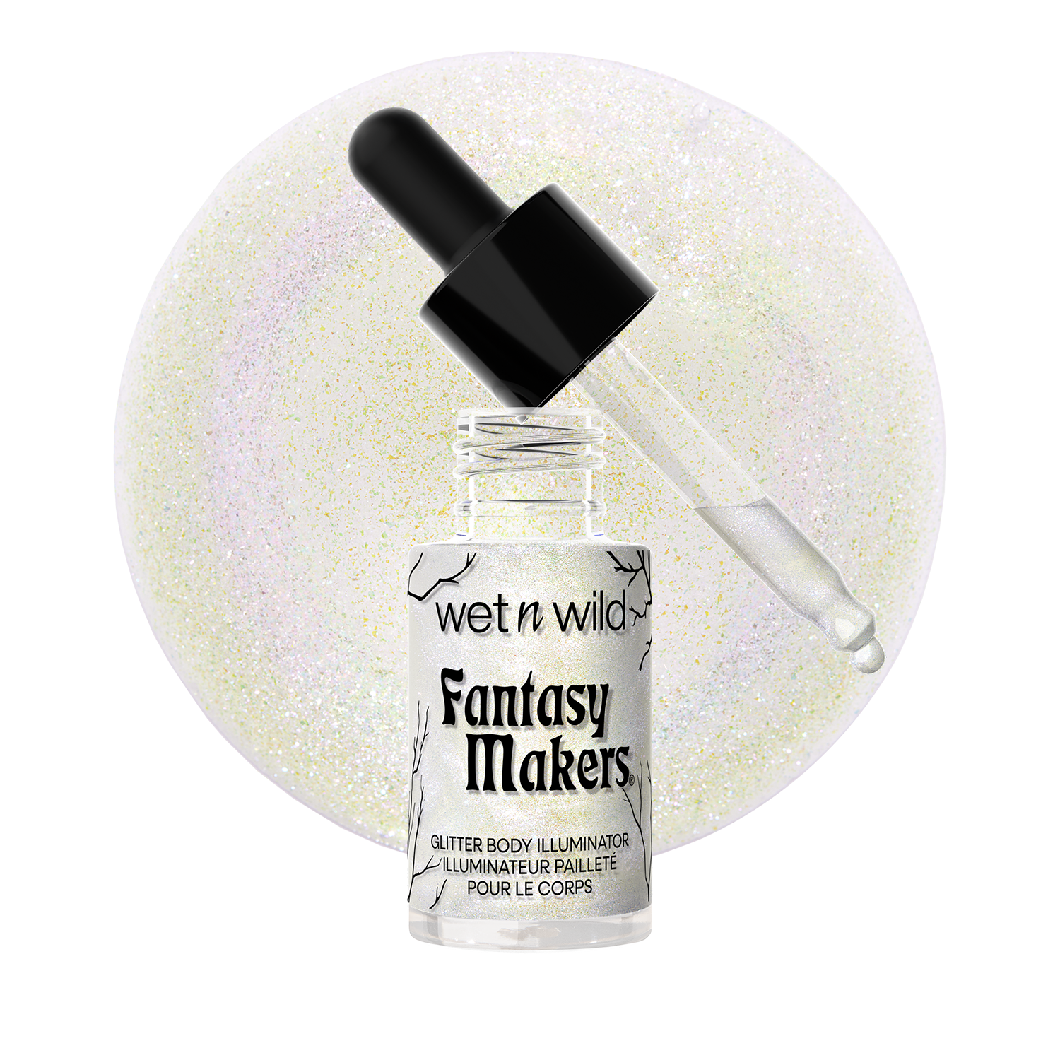 ILUMINADOR CON GLITTER PARA CUERPO BONE TO BE WILD FANTASY MAKERS - WET N WILD