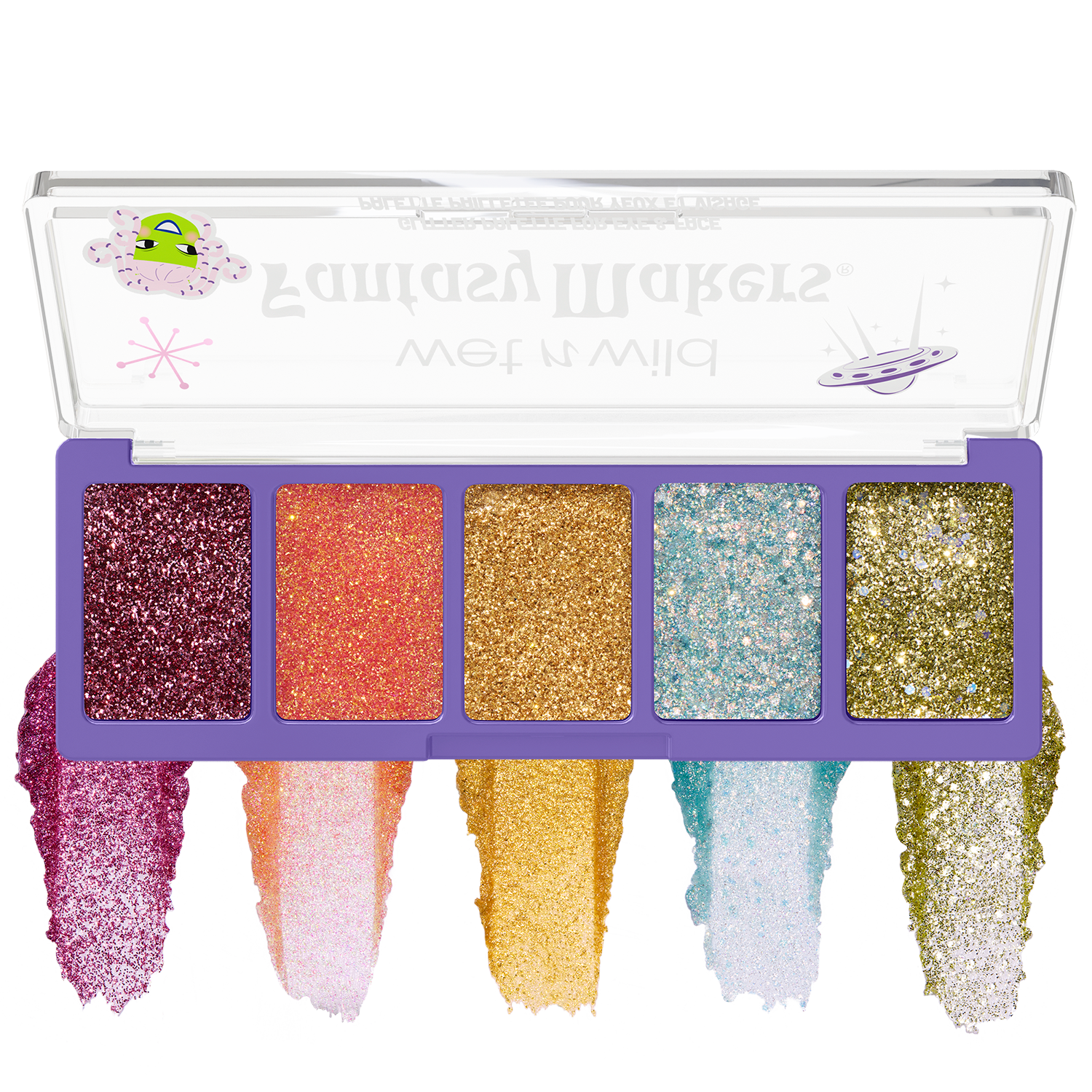 PALETA DE GLITTERS PARA CARA Y CUERPO CANDY WASTED FANTASY MAKERS - WET N WILD