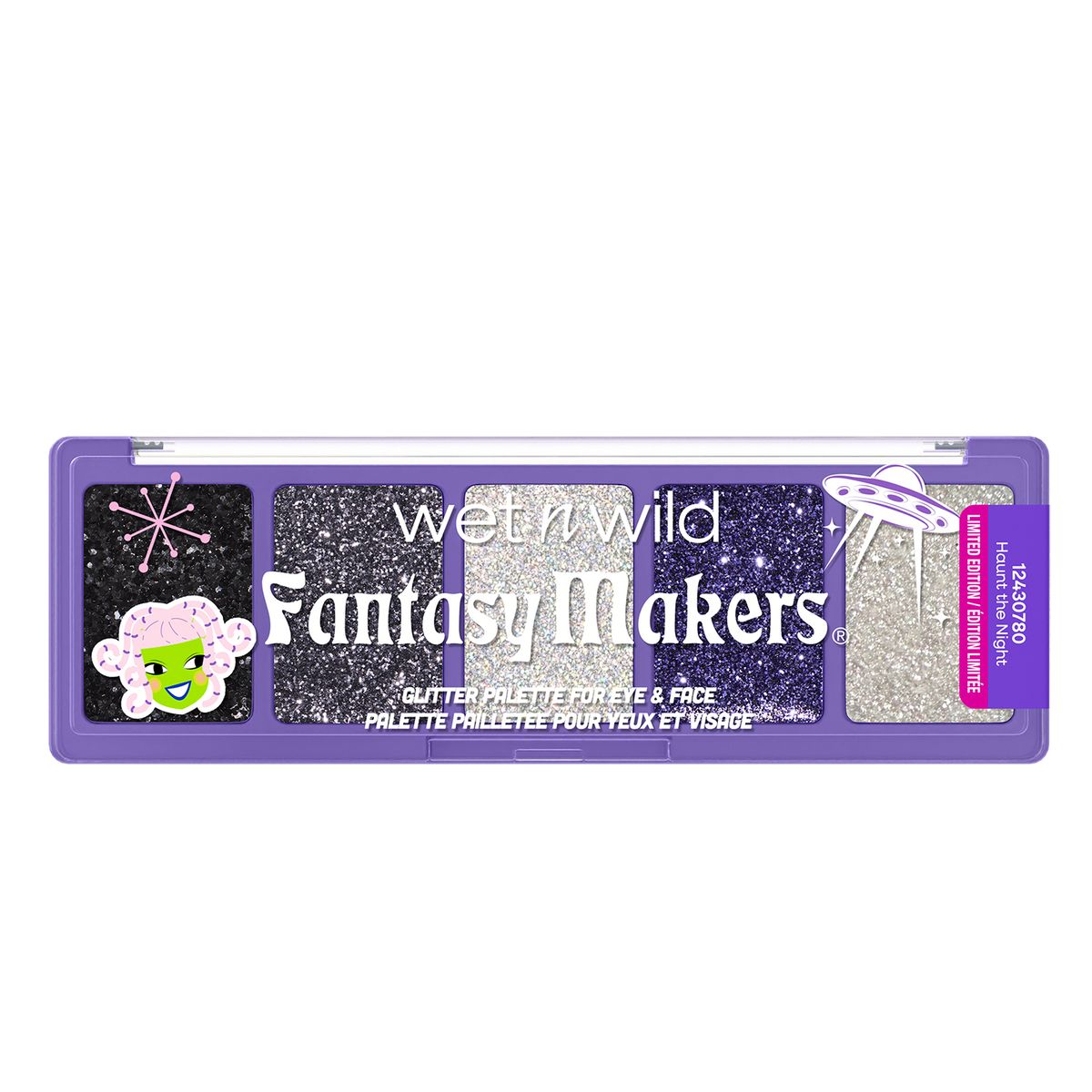 PALETA DE GLITTERS PARA CARA Y CUERPO HAUNT THE NIGHT FANTASY MAKERS - WET N WILD