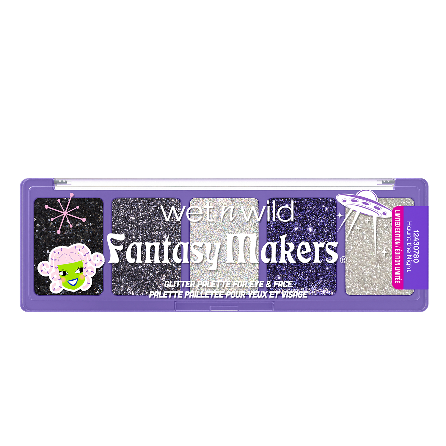 PALETA DE GLITTERS PARA CARA Y CUERPO HAUNT THE NIGHT FANTASY MAKERS - WET N WILD