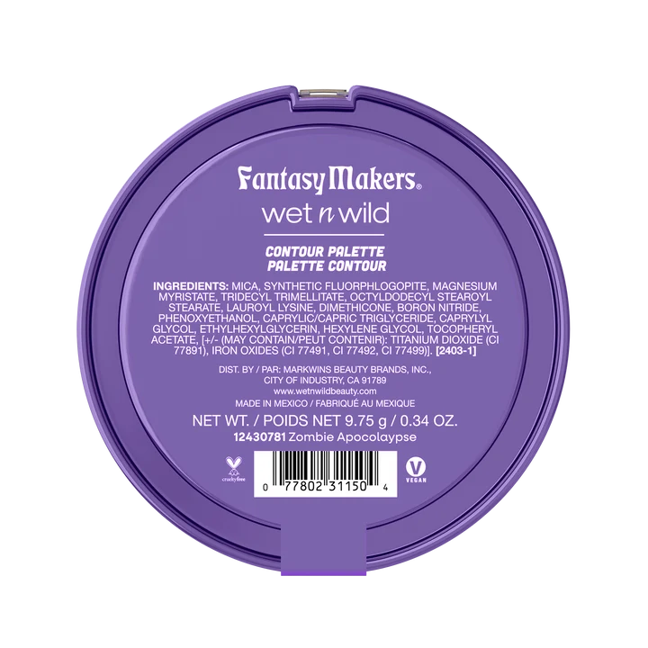 PALETA DE MAQUILLAJE CONTOUR ZOMBIE APOCALYPSE FANTASY MAKERS - WET N WILD