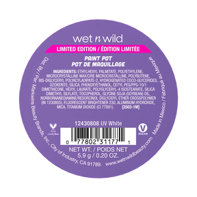 MAQUILLAJE CORPORAL UV WHITE FANTASY MAKERS - WET N WILD