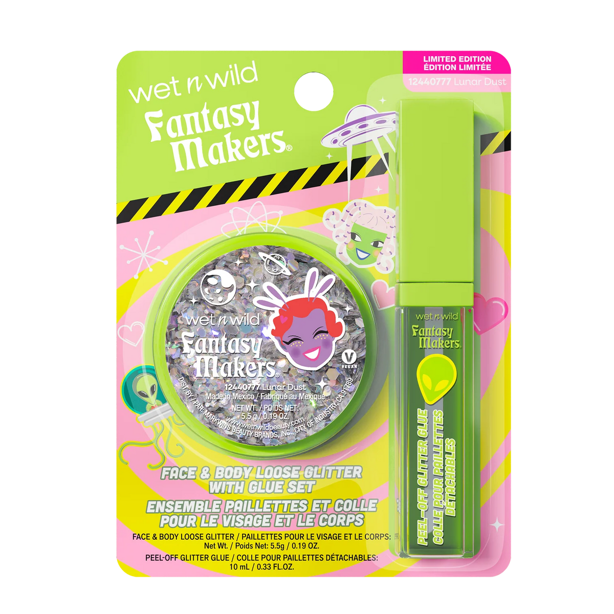 GLITTER CORPORAL + ADHESIVO LUNAR DUST FANTASY MAKERS - WET N WILD