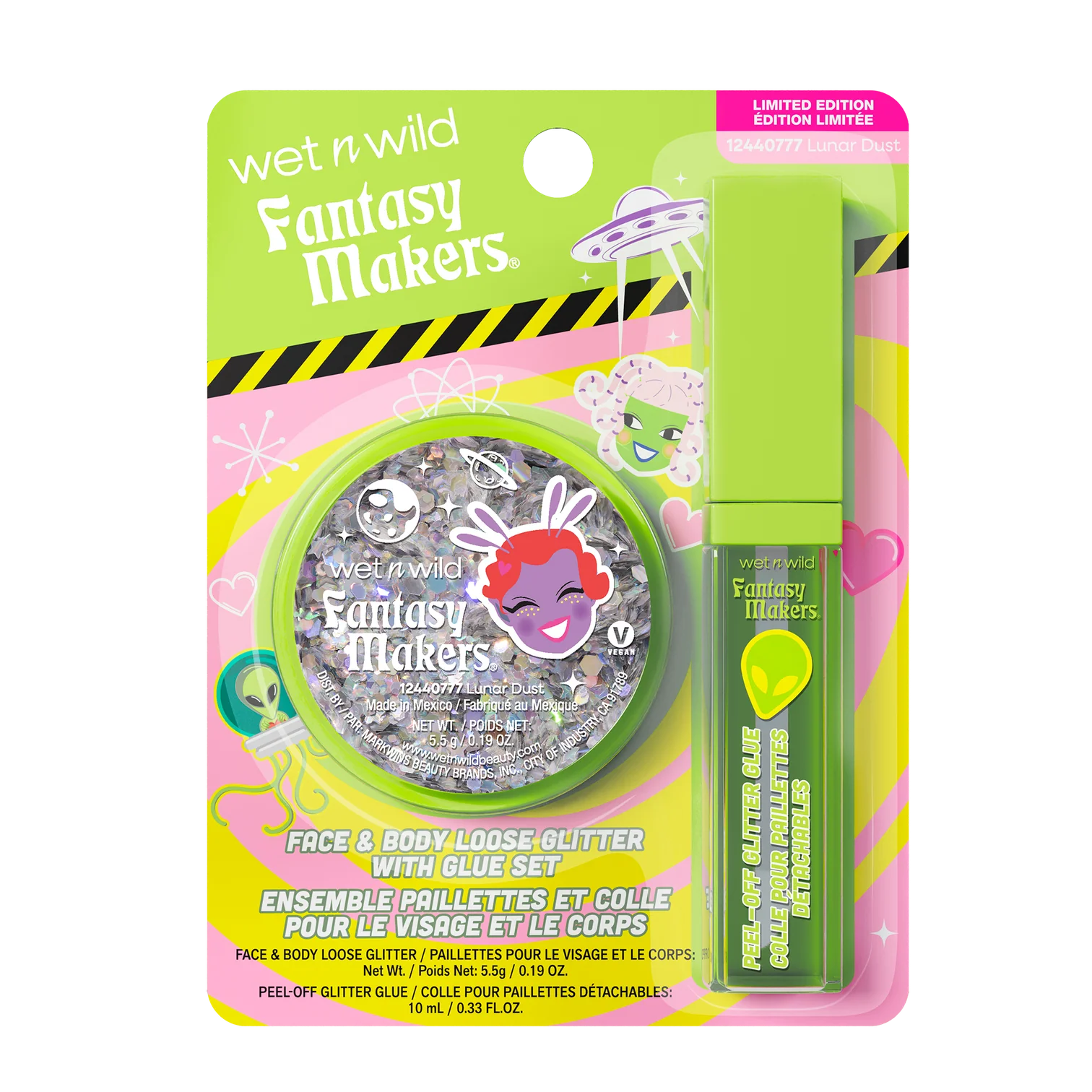 GLITTER CORPORAL + ADHESIVO LUNAR DUST FANTASY MAKERS - WET N WILD