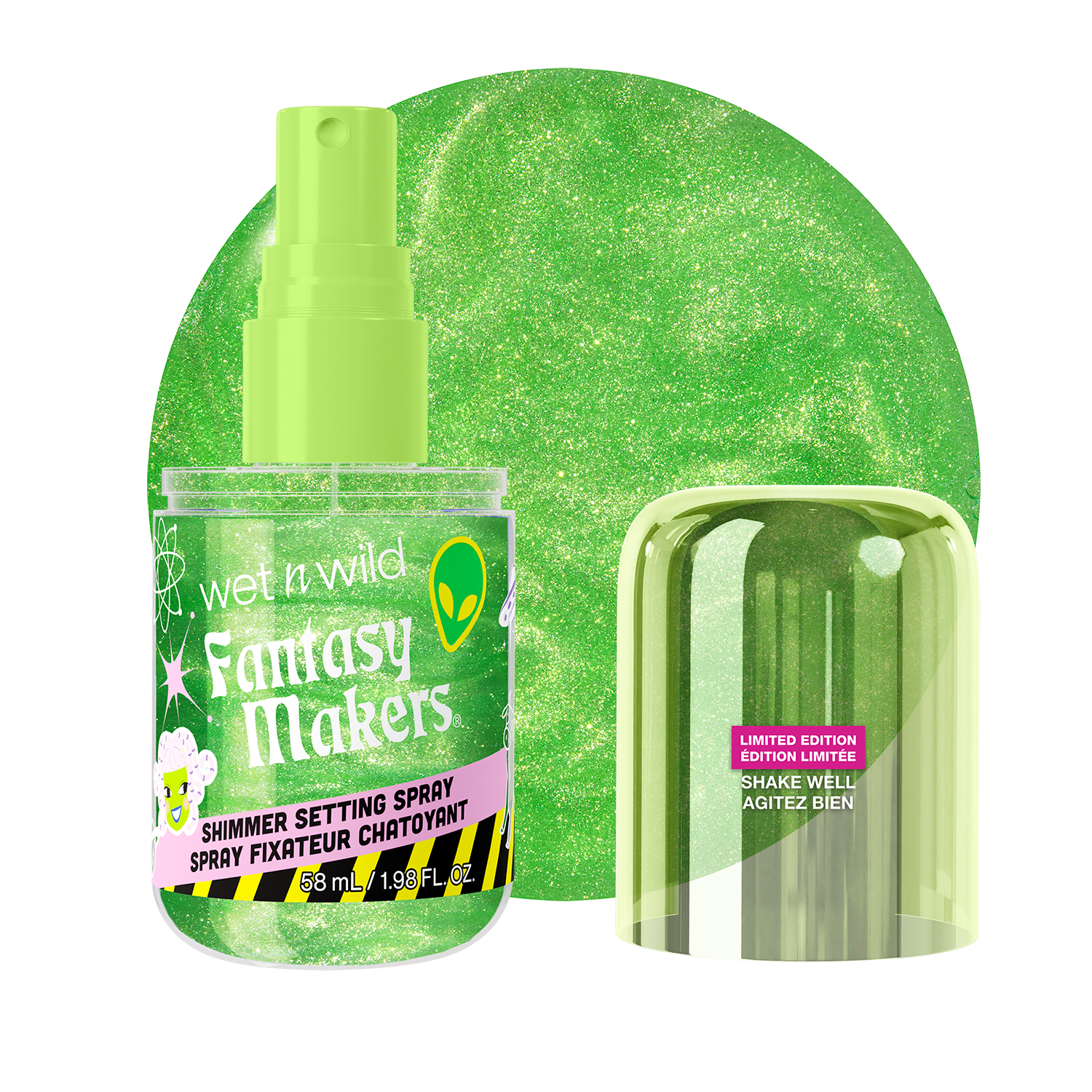 FIJADOR DE MAQUILLAJE GLITTER STARBORN GLOW FANTASY MAKERS - WET N WILD