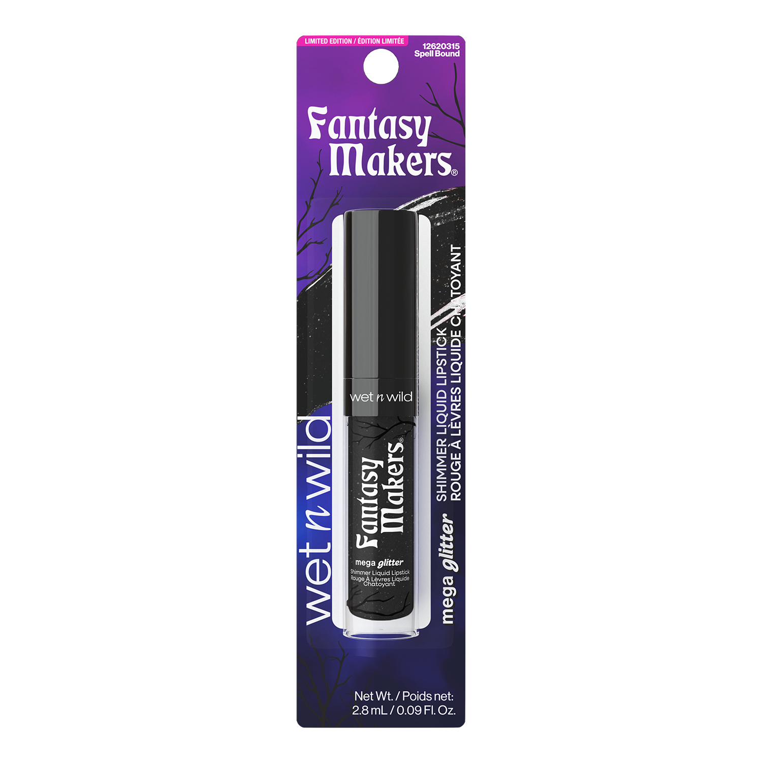 LABIAL LÍQUIDO MEGA GLITTER SPELL BOUND FANTASY MAKERS - WET N WILD