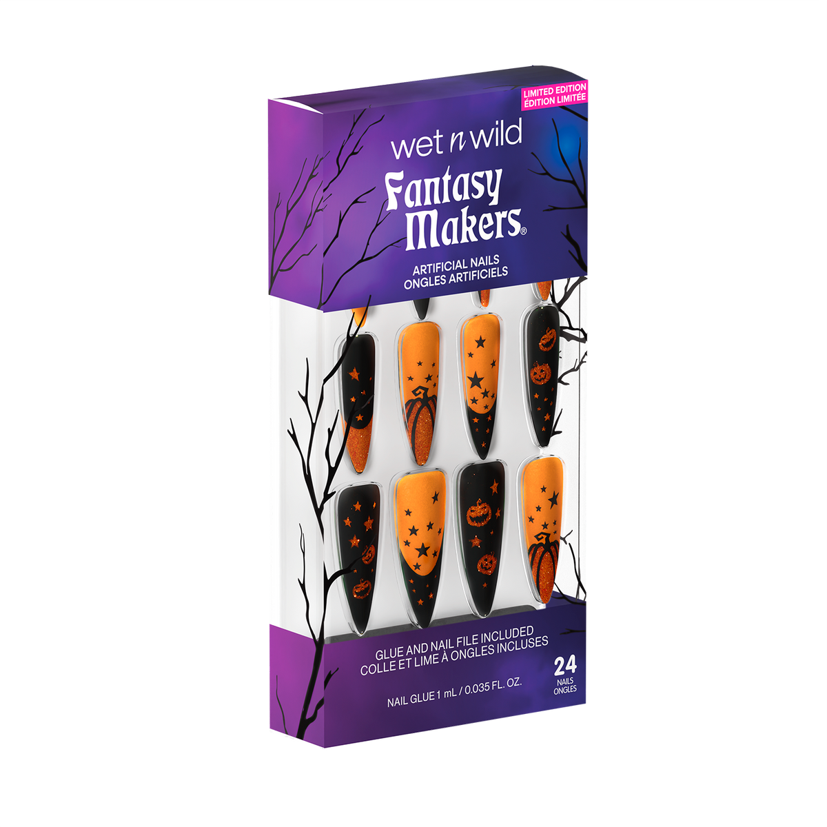 UÑAS POSTIZAS PUMPKIN BUMPKIN FANTASY MAKERS - WET N WILD
