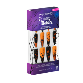 UÑAS POSTIZAS PUMPKIN BUMPKIN FANTASY MAKERS - WET N WILD