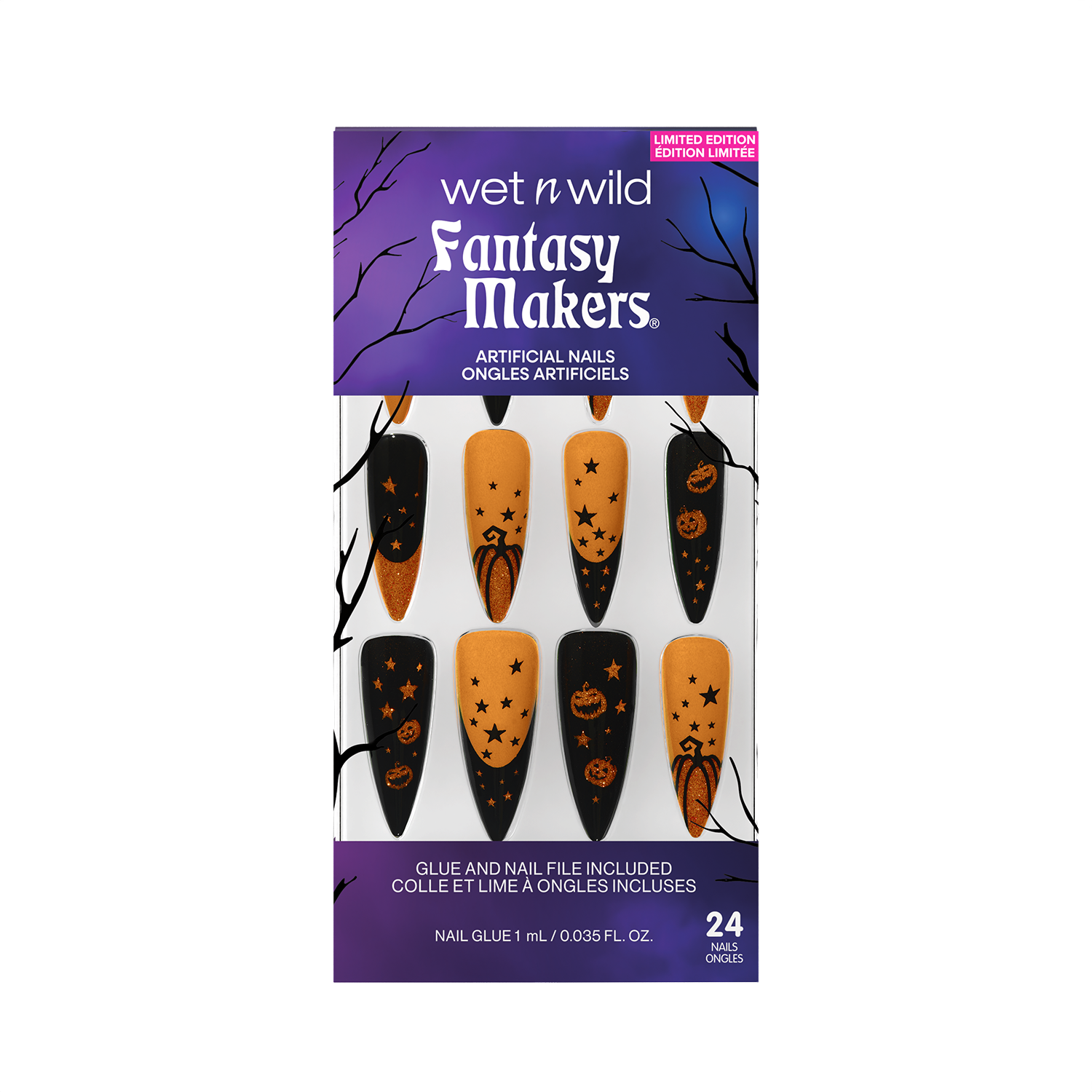 UÑAS POSTIZAS PUMPKIN BUMPKIN FANTASY MAKERS - WET N WILD