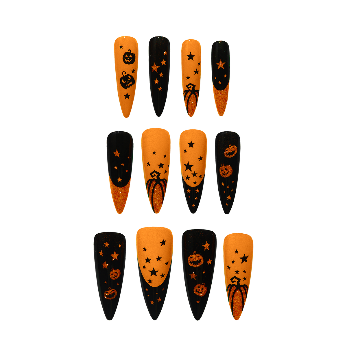 UÑAS POSTIZAS PUMPKIN BUMPKIN FANTASY MAKERS - WET N WILD