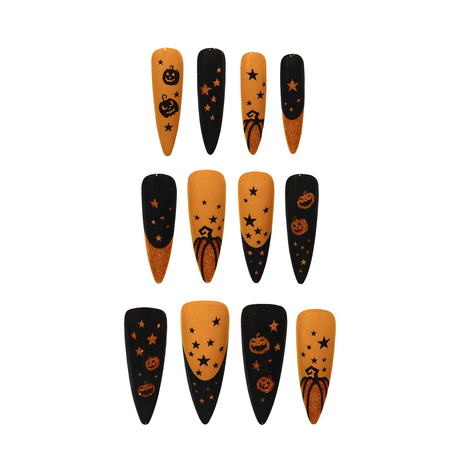 UÑAS POSTIZAS PUMPKIN BUMPKIN FANTASY MAKERS - WET N WILD