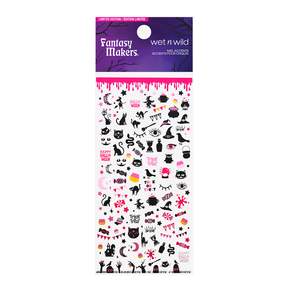 STICKERS PARA UÑAS TRICK ME TREAT ME FANTASY MAKERS - WET N WILD