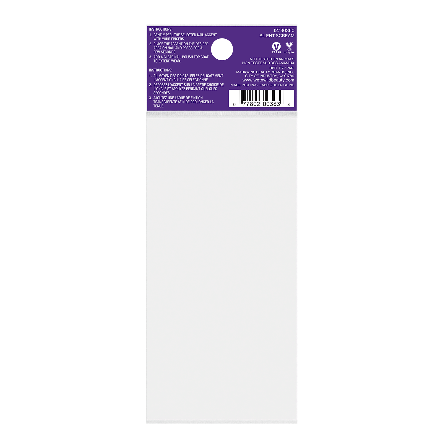STICKERS PARA UÑAS SILENT SCREAM FANTASY MAKERS - WET N WILD