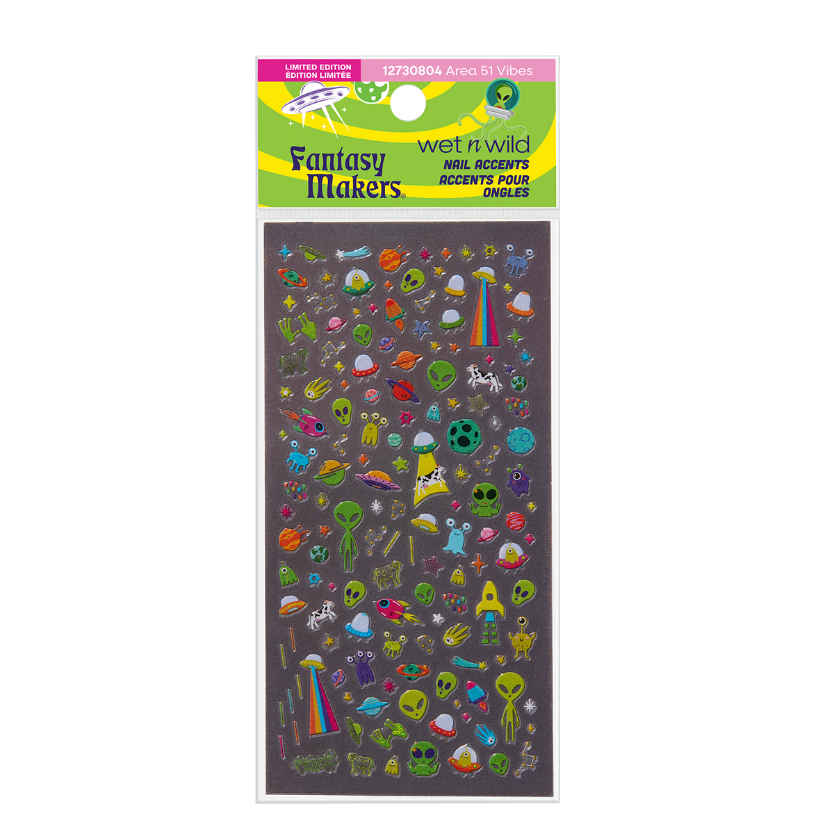 STICKERS PARA UÑAS AREA 51 VIBES FANTASY MAKERS - WET N WILD