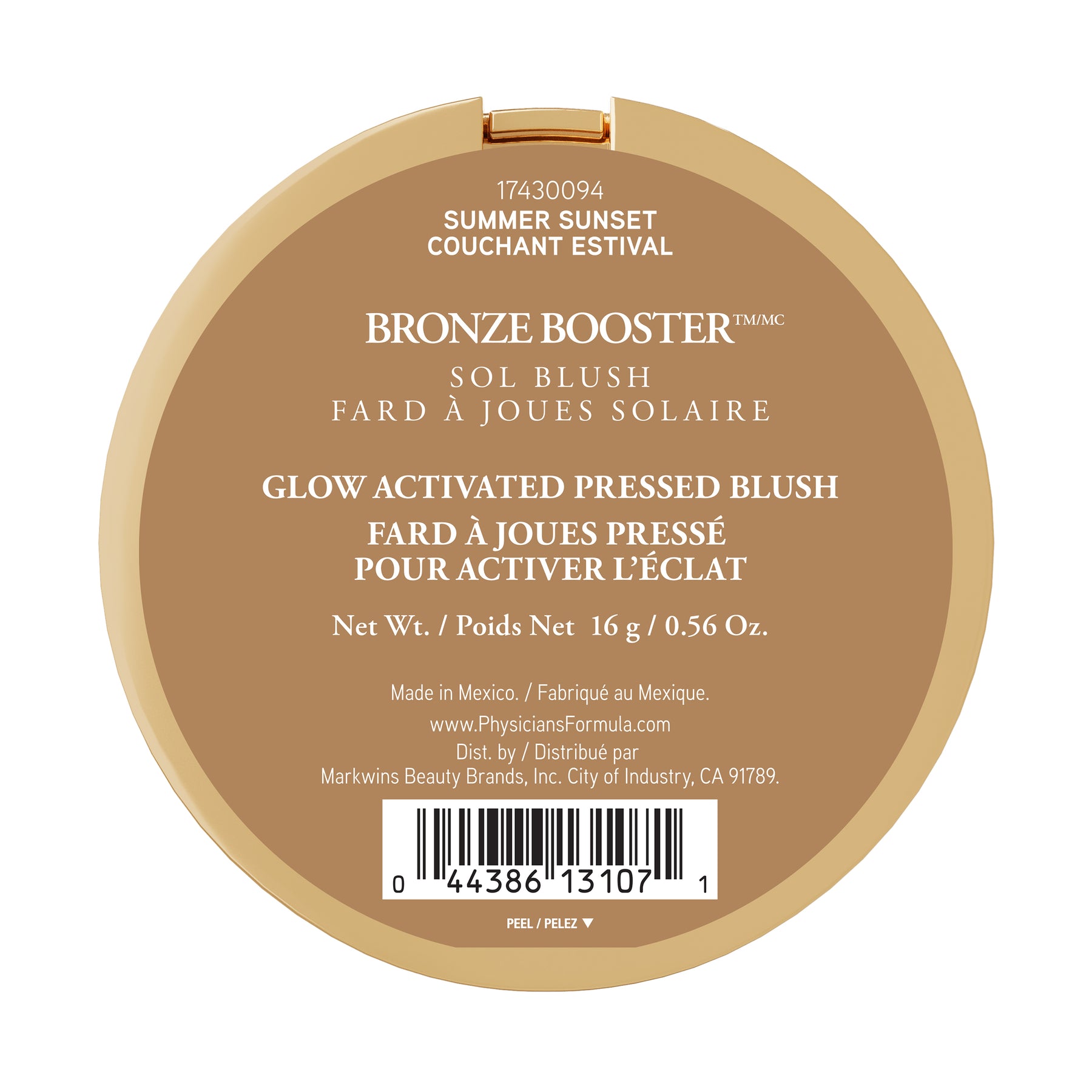 BRONZE BOOSTER RUBOR EN POLVO SOL BLUSH GLOW ACTIVATED - PHYSICIANS FORMULA