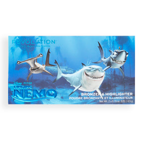 DISNEY PIXAR’S FINDING NEMO AND REVOLUTION FISH ARE FRIENDS BRONZER AND HIGHLIGHTER PALETTE