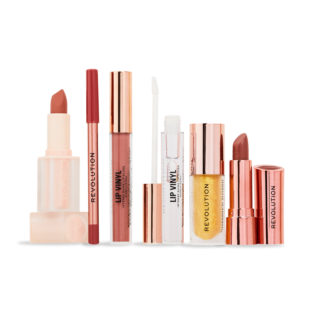 SET MAQUILLAJE LIP KIT ULTIMATE NUDE - MAKE UP REVOLUTION