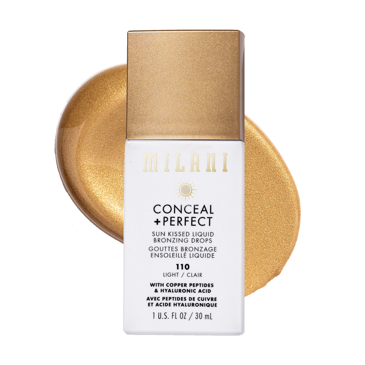 BRONZER LÍQUIDO SUN KISSED CONCEAL AND PERFECT  - MILANI