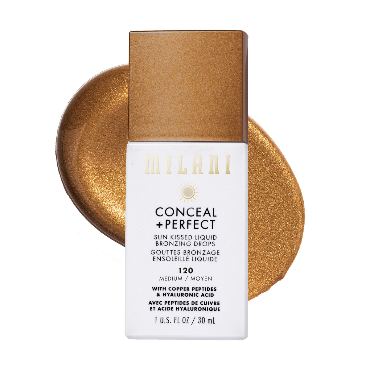 BRONZER LÍQUIDO SUN KISSED CONCEAL AND PERFECT  - MILANI
