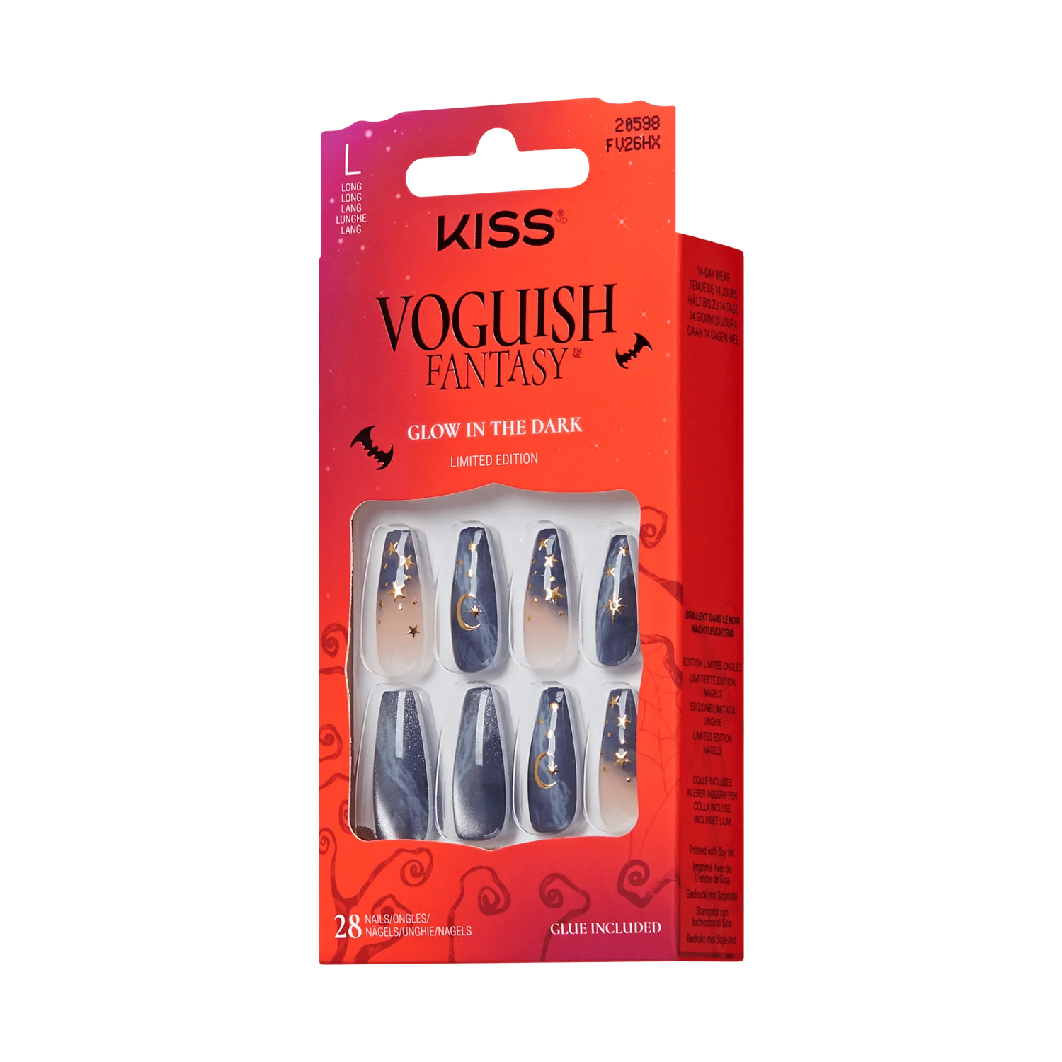 UÑAS POSTIZAS VOGUISH FANTASY NAILS EVIL WAYS - KISS