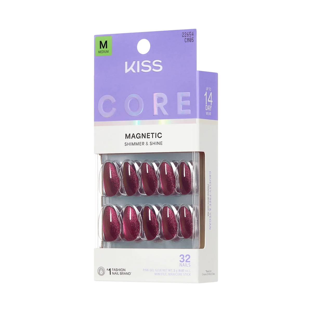 UÑAS POSTIZAS CORE GLITTERING - KISS