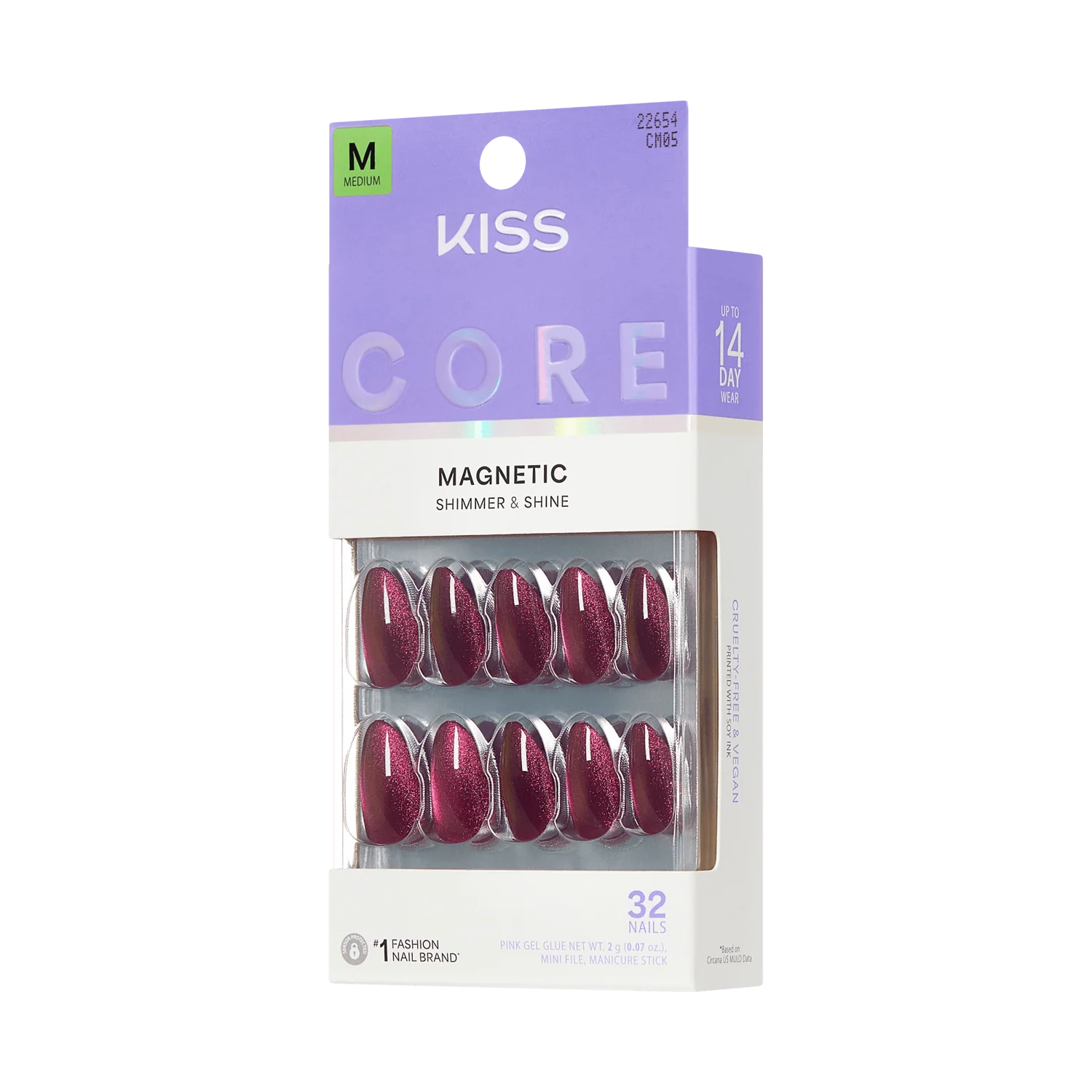 UÑAS POSTIZAS CORE GLITTERING - KISS