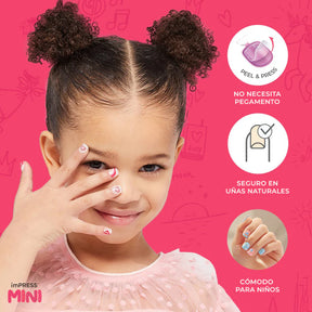 UÑAS POSTIZAS IMPRESS NAILS KIDS FEAR NOBODY - KISS