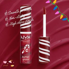 BUTTER GLOSS SWIRL PEPPERMINT SWIRL - NYX PROFESSIONAL MAKEUP